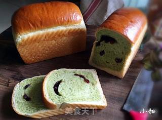抹茶蔓越莓吐司的做法步骤：13