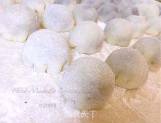麻糬 玫瑰豆沙酥的做法步骤：7
