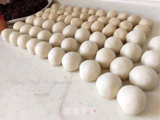 麻糬 玫瑰豆沙酥的做法步骤：8