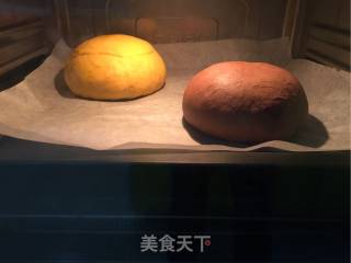 五彩玫瑰花面包的做法步骤：3
