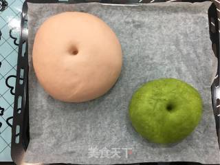 五彩玫瑰花面包的做法步骤：4