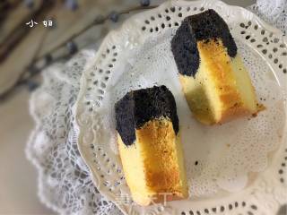 黑芝麻酱戚风蛋糕的做法步骤：18