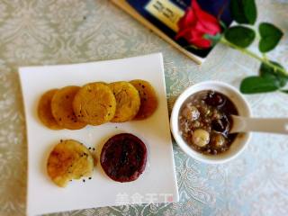 南瓜饼、紫薯饼、酸豆角芋头饼的做法步骤：11