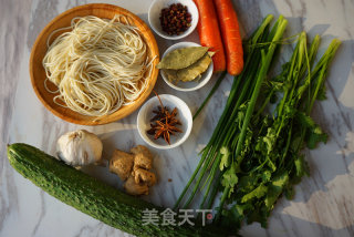 葱油拌面的做法步骤：1