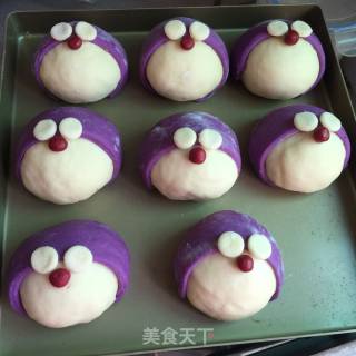 蓝胖子豆沙包的做法步骤：19