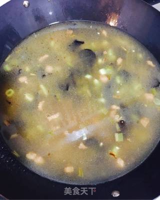 豆角海鲜卤面的做法步骤：12
