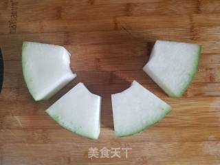 肉酿冬瓜的做法步骤：2