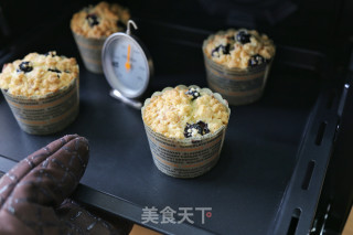 蓝莓宝顶麦芬的做法步骤：14