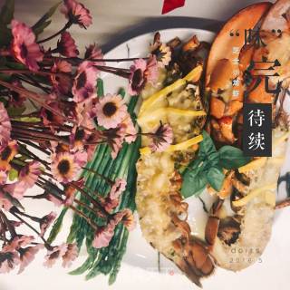 蒜蓉芝士焗波士顿龙虾的做法步骤：9
