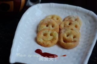 六一儿童节美食--笑脸土豆饼的做法步骤：10