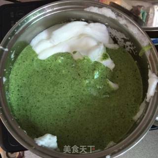 扭纹菠菜蛋糕卷的做法步骤：13