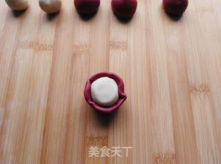 爱心栗蓉小小酥的做法步骤：7