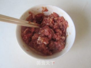 肉酿蒸笋瓜的做法步骤：3