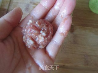 肉酿蒸笋瓜的做法步骤：6