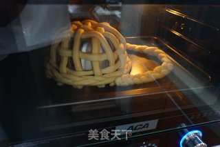 蓝色玫瑰花篮的做法步骤：22