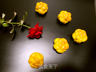 南瓜泥绣球面包的做法步骤：13