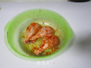 粽子鸡腿の黄金炒饭的做法步骤：4