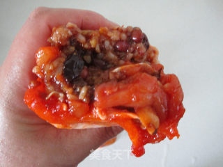 粽子鸡腿の黄金炒饭的做法步骤：6