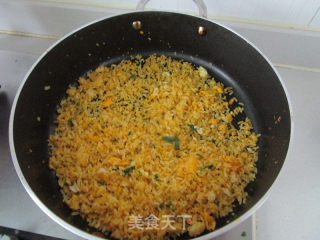 粽子鸡腿の黄金炒饭的做法步骤：15