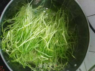 蒜粒松柳芽的做法步骤：4