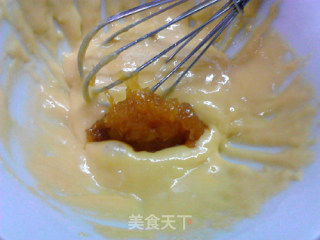 柚子茶戚风蛋糕的做法步骤：4