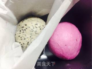 真假火龙果面包的做法步骤：3