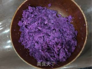 紫薯燕麦奶酪吐司的做法步骤：1