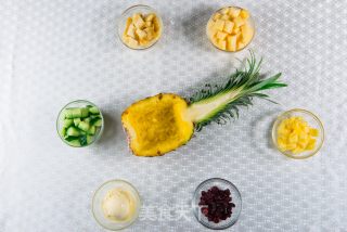 菠萝系列之夏天的味道的做法步骤：2