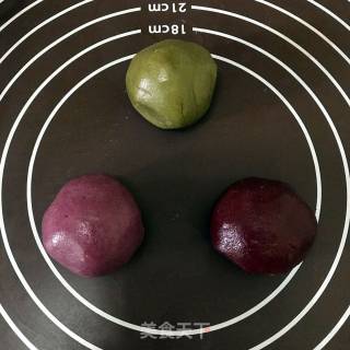 彩色螺旋酥·蛋黄酥的做法步骤：14