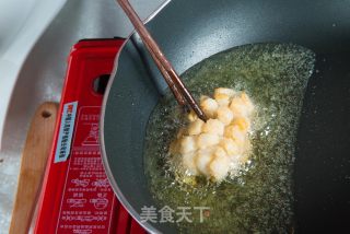 桃花流水鳜鱼肥（二）--菊花鳜鱼球的做法步骤：4