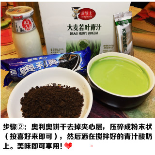 夏季冰饮——青汁盆栽的做法步骤：3