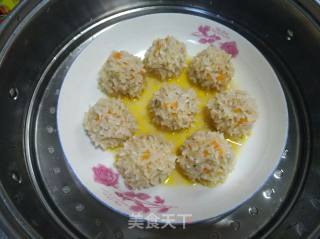 糯米蒸肉丸的做法步骤：8