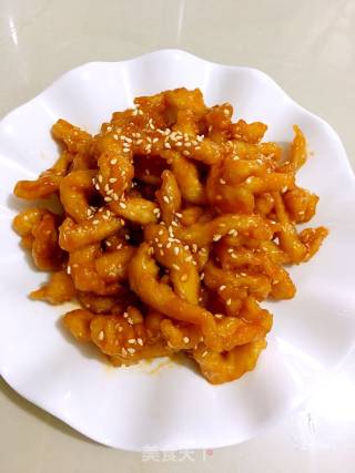 糖醋里脊的做法步骤：8