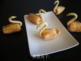 天鹅酥的做法步骤：16