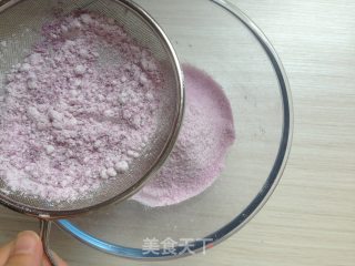 紫薯松糕的做法步骤：4