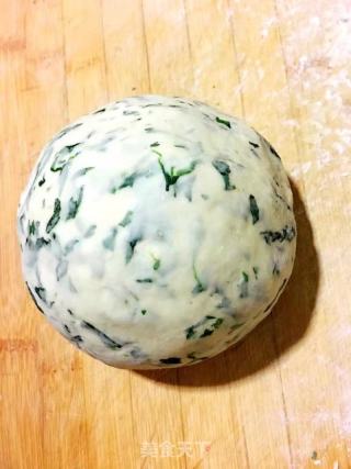 黑芝麻芹菜叶烤饼的做法步骤：8