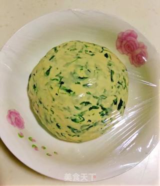 黑芝麻芹菜叶烤饼的做法步骤：9