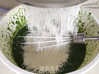 酸奶菠菜蛋糕的做法步骤：5