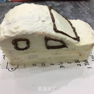 粉色小汽车蛋糕的做法步骤：20
