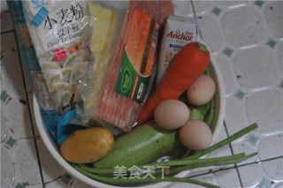 隐形蔬菜千层蛋糕的做法步骤：1