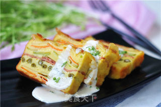 隐形蔬菜千层蛋糕的做法步骤：22
