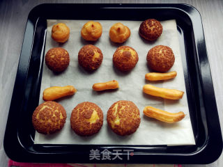 酥皮蘑菇泡芙的做法步骤：12