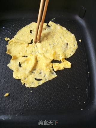 老家河南—鸡蛋肉片汤的做法步骤：3