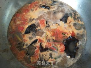 老家河南—鸡蛋肉片汤的做法步骤：4