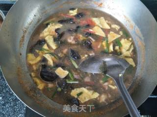 老家河南—鸡蛋肉片汤的做法步骤：7