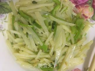 清炒土豆丝的做法步骤：6