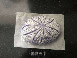 蝶豆花亚麻籽软欧的做法步骤：11