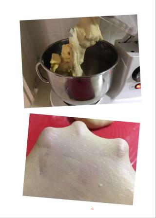淡奶油古早面包的做法步骤：4