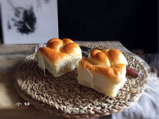 淡奶油古早面包的做法步骤：16