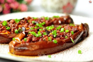 蒜香肉末烤茄子的做法步骤：9